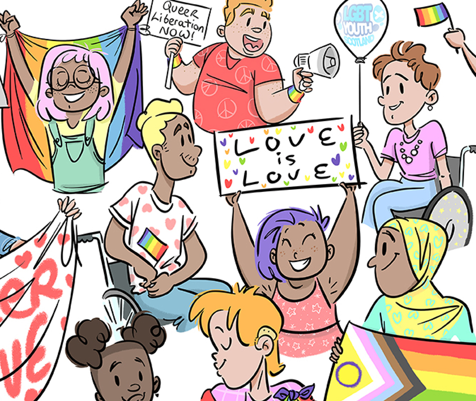LGBT Youth Scotland. Credit Seán Casey