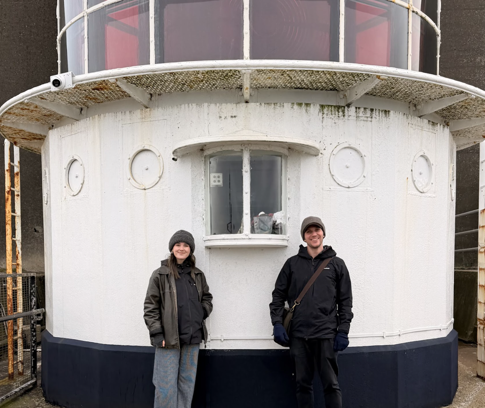 Image 5 Future Island Island, Rathlin, Kirsten Millar And Michael Pierre Johnson, Rathlin West Lighthouse RSPB Tour, February 2026. Credit Screen Argyll