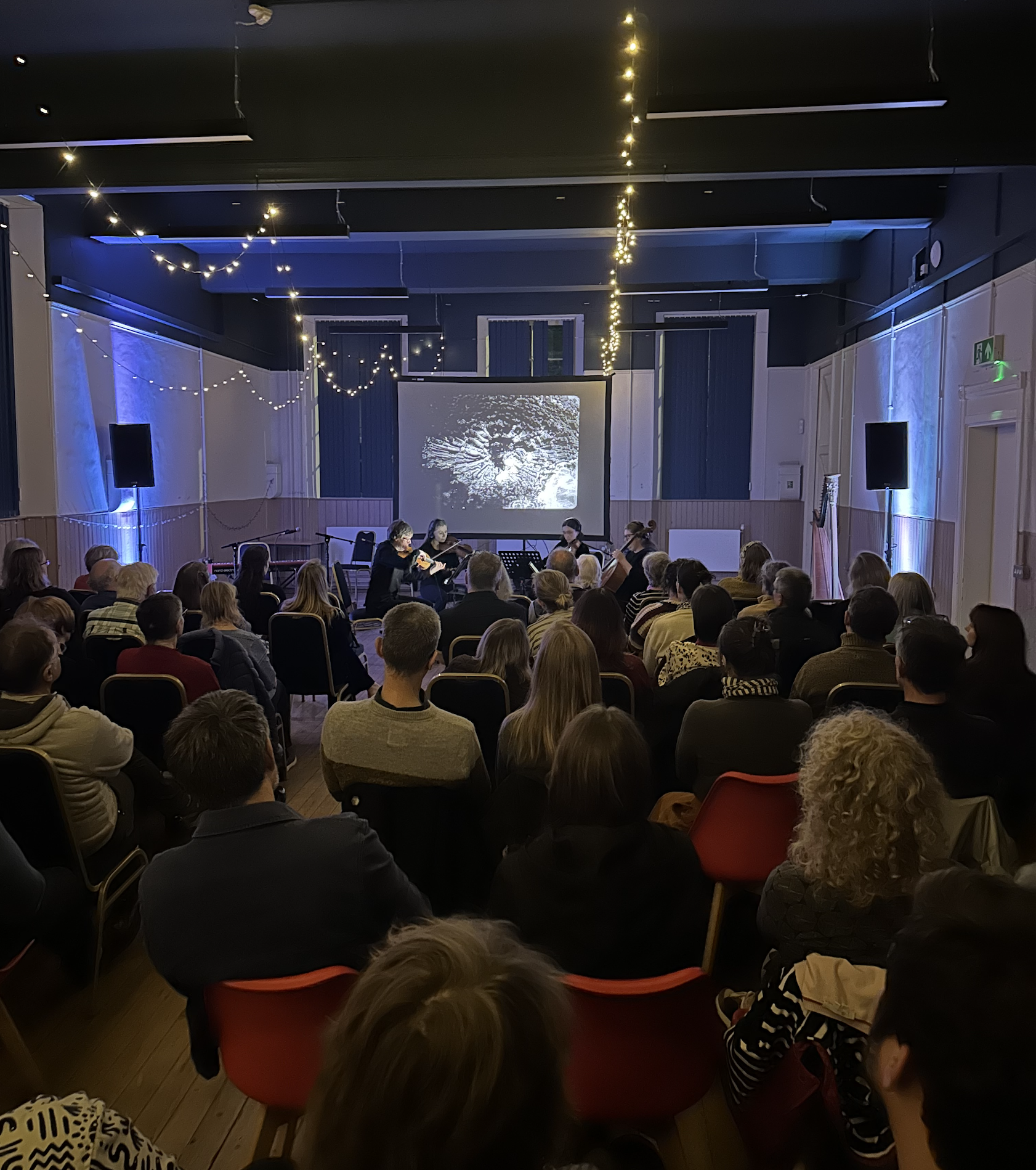 Guthan Nàdair At The Rockfield Centre, Beura Premiere. October 2026. Credit Gregor D Sinclair, Scotica Film