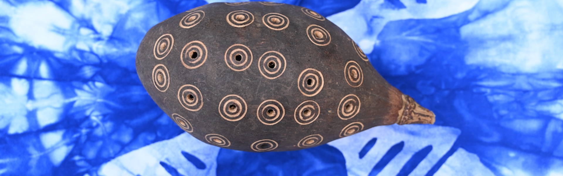 48. Musical Gourd Rattle. The Mali Collection. Photo By Tyro Heath