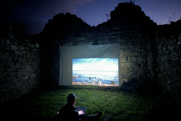 Ceanglan Chaluim Chille Projections, Medieval Kintyre Kilkivan Church. Credit CHARTS. (1)